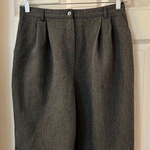Van Heusen, Size 12S, Gray, Pleated Front trousers